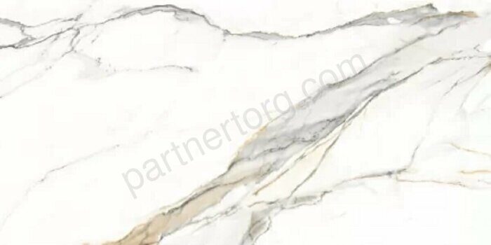 Statuario Elite белый керамогранит матовый 60x120см Global Tile