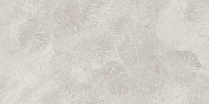 State керамогранит Meissen Keramik листья серый матовый 45x90 A16885
