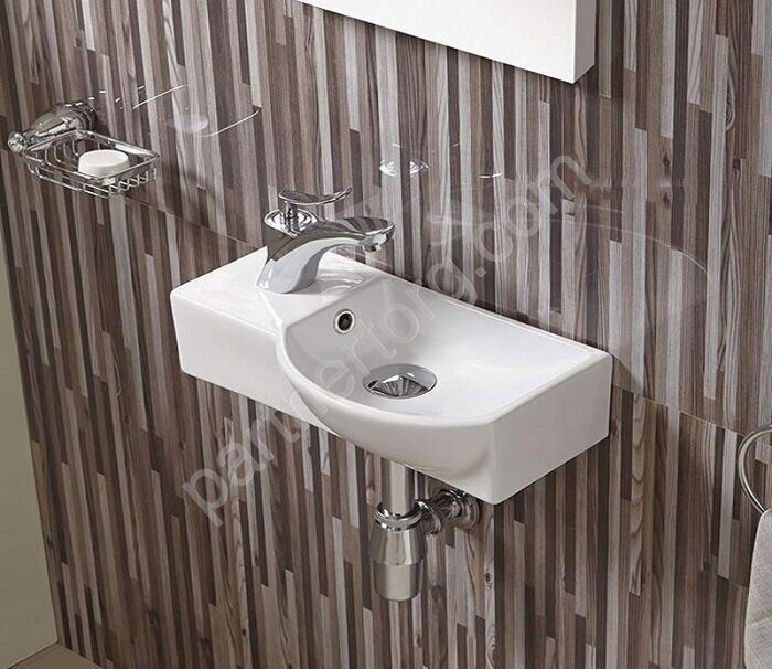 CeramaLux 7947A раковина подвесная прямоугольная белая