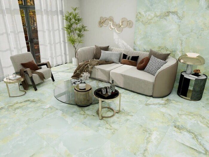 Onyx Verde керамогранит полированный Duna Colortile 120х60см