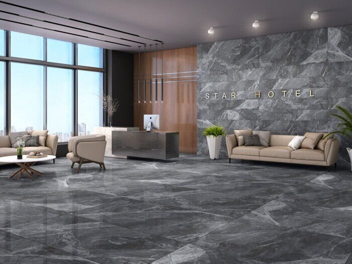 Maple Axis Grey Glossy, Мэпл Аксис Грей серый полированный керамогранит 160х80см