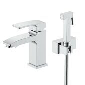 Raglo R01.12 смеситель для раковины с гигиеническим душем, хром