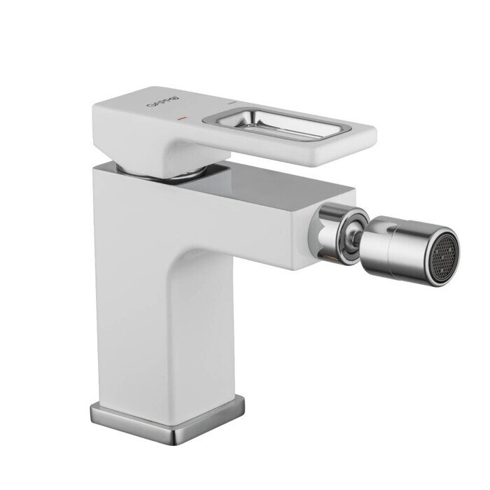 Gappo G5017-8 смеситель для биде хром/белый