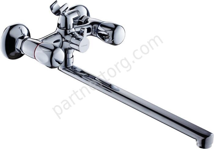 Rio смеситель для ванной с длинным изливом Gross Aqua 7016085С-35L(F)