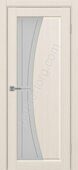 Сицилия 721.21 линии межкомнатная дверь ясень перламутровый со стеклом мателюкс
