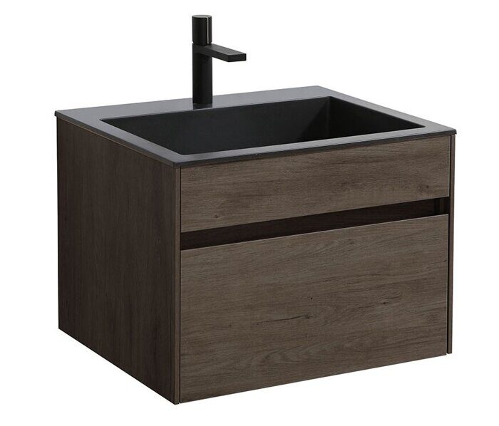 Chiara 600 R.Oak Vincea тумба под раковину 60см Тёмный дуб