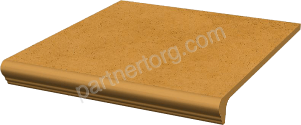 Aquarius Beige Kapinos Stopnica Prosta плитка клинкерная ступень прямая с капиносом Paradyz Ceramics