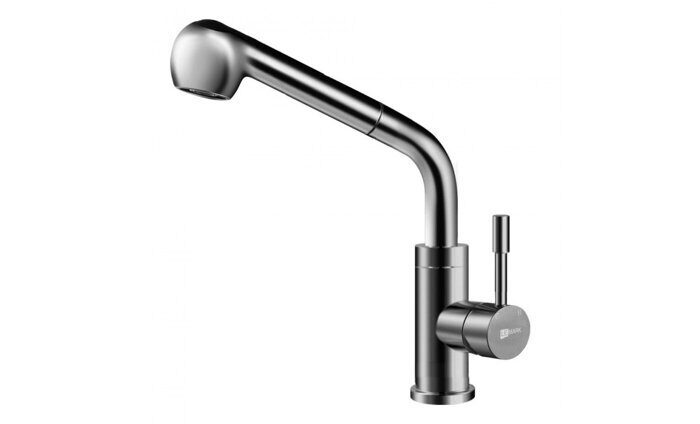 Expert LM5076S, смеситель для кухни с поворотным вытяжным изливом, хром Lemark