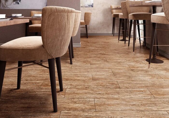 Madera керамогранит коричневый матовый 20х90см Alma Ceramica GFA92MDR40R