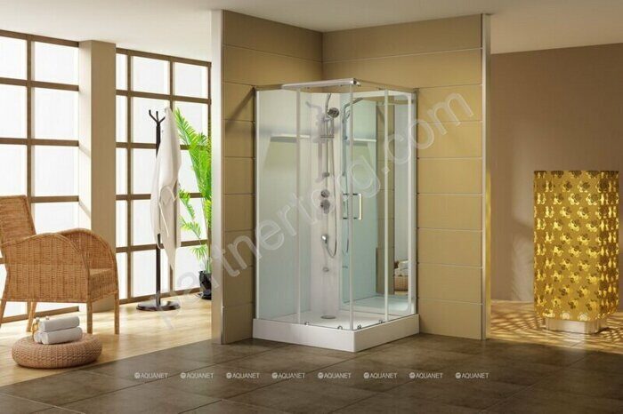 Passion S 2.0 душевая кабина 90х90см прозрачное стекло Aquanet