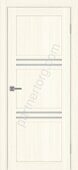 Турин 553.12 межкомнатная дверь ясень светлый со стеклом мателюкс