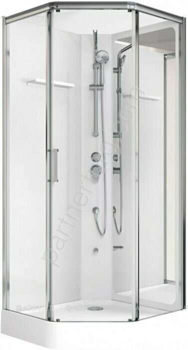 Passion P 2.0 душевая кабина 90х90см прозрачное стекло Aquanet