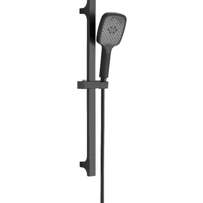 S470.02.06 Splenka Душевой гарнитур, черный