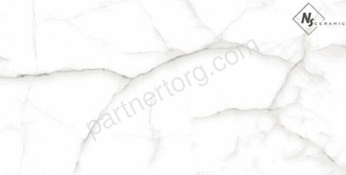 NSC1276 керамогранит белый  полированный 120х60см