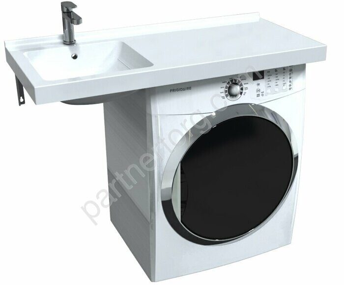 Wash 110см  Polytitan раковина столешница для монтажа над стиральной машиной