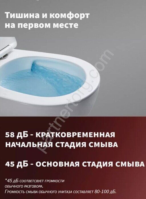 Calypso CS74UQ-OK унитаз подвесной Торнадо ультратихий с сидением