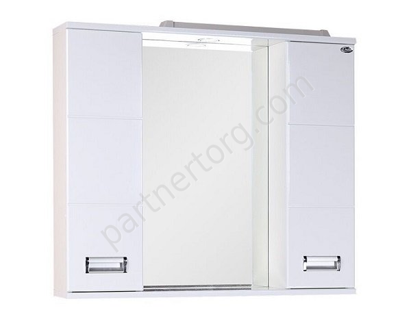 Балтика 80.01 шкаф с зеркалом для ванной комнаты Оника