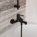 Aiger Iddis черный смеситель для ванны AIGBL00i02WA