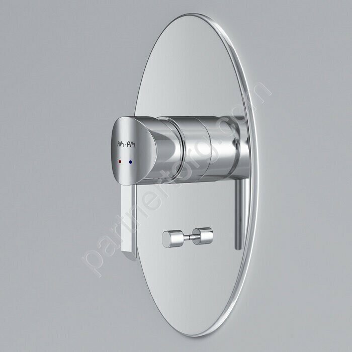 F1585000 Awe, смеситель д/ванны/душа, монтируемый в стену, хром, шт