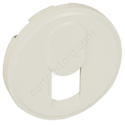 Legrand Celiane лицевая панель для телефонной розетки, цвет слоновая кость