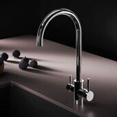 Смеситель для кухни высокий, хром с каналом питьевой воды F85B07700X-Joy S AM.PM