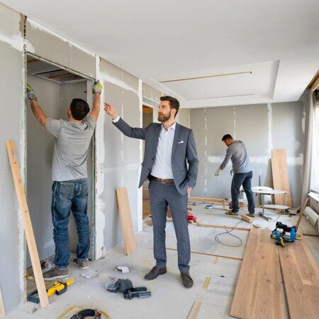 изображение контроль заказчиком работников в квартире которые делаю ремонт