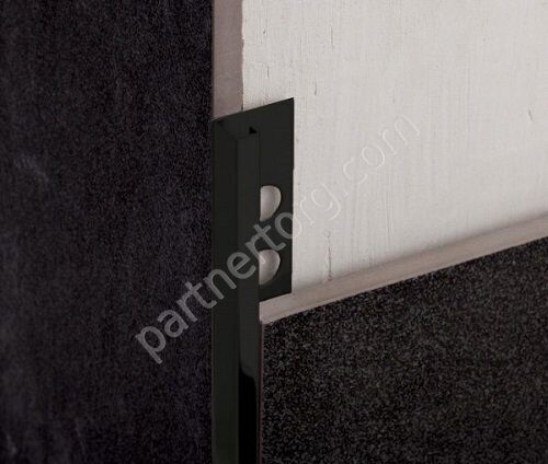 Tile Trim Black вставка полированная Juliano SBP024-4S-12H 8х12мм