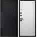 Вертикаль 9см дверь входная  стальная МДФ Сатин черный, МДФ Сатин белый