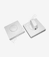 Завертка квадратная к ручкам Puerto, матовый супер белый