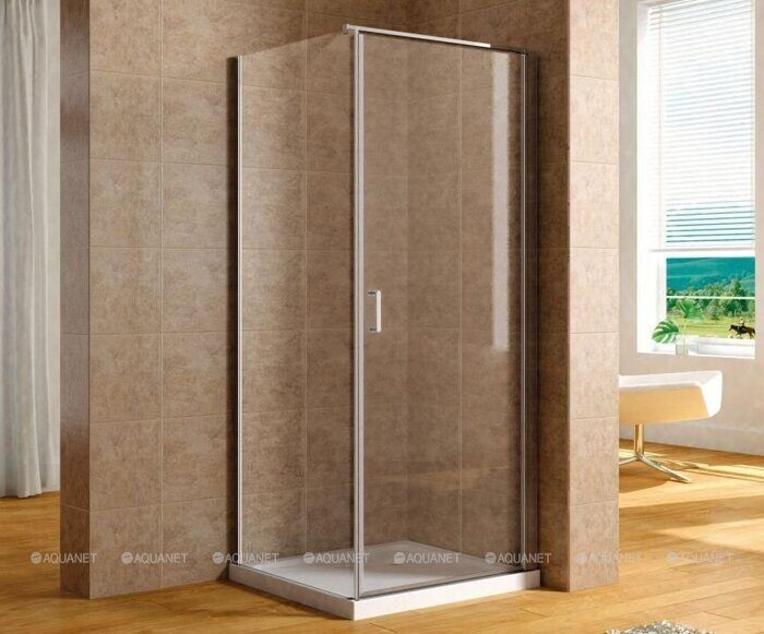 Aquanet Cinetic 00254231, душевой уголок квадратный, 90х90х190 см, прозрачное стекло, профиль хром