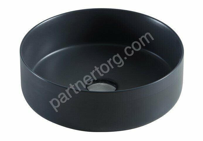 Azario темно-серая матовая раковина настольная 35,5х35,5х12см AZ-3134 MDG