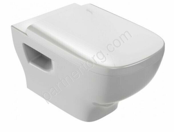 E21754RU-00 комплект инсталляция 30см с белой клавишей смыва и с унитазом подвесным Struktura  и сидением с микролифтом Jacob Delafon