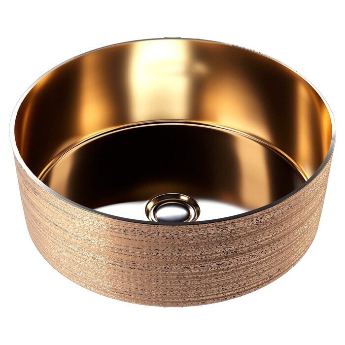 Grossman GR-5010GG накладная раковина золотая