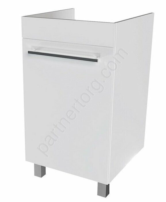 Wash 48Н 1д тумба напольная белый глянец