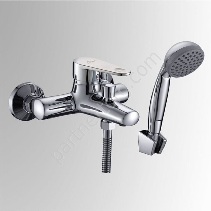 Д 30 смеситель для ванны с литым изливом, одноручный Славен