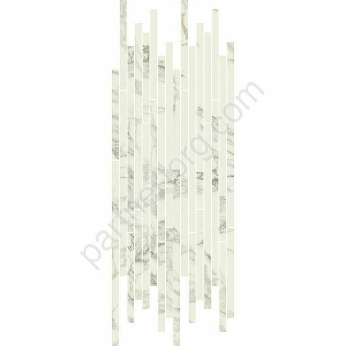 Charme Deluxe Floor Project глянцевая декоративная вставка белая Italon 26x75см