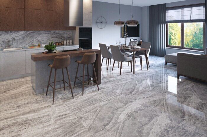 Imperador Grey Polished Staro керамогранит серый полированный 60х120 см