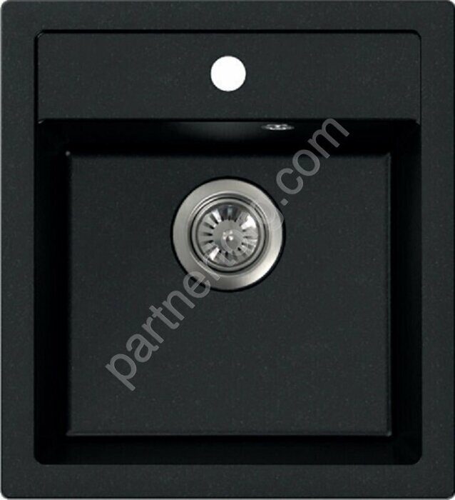 Fostogran FG 50-46, 460х500 кварцевая кухонная мойка, цвет антрацит
