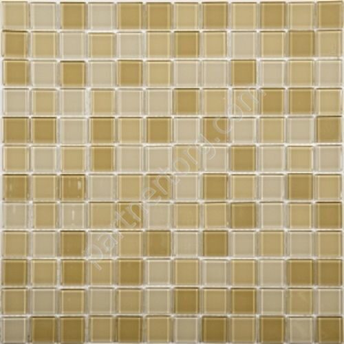 Бежевая стеклянная мозаика Crystal series 823-026