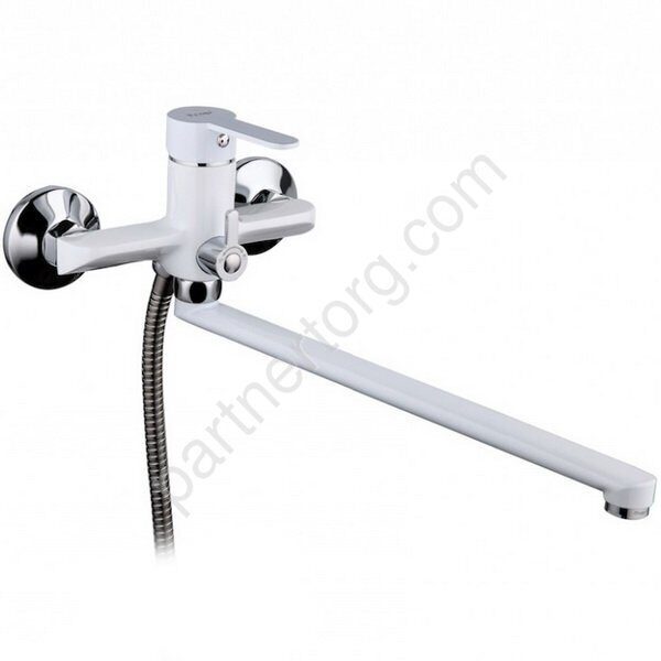 Frap F2241 смеситель для ванны белый/хром