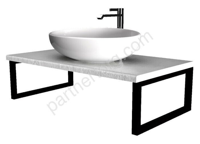 Grunge Loft Marka One Бетон светлый столешница для ванной комнаты под раковину настольную