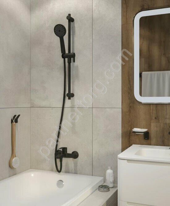 Optima Home Iddis силиконовый шланг для душа, матовый черный OPH15BLi19