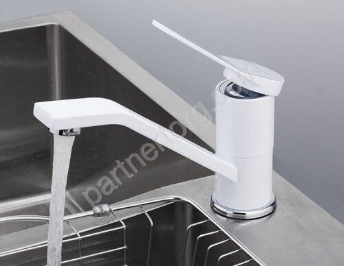 Frap F4545 смеситель для кухни белый