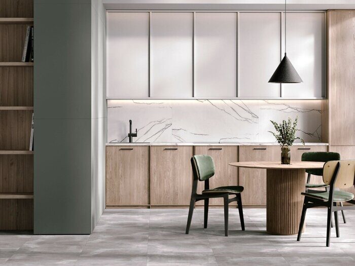 Panda White Matt Slim 5мм керамогранит белый матовый 60х120 см