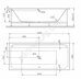 W52A-180-080W-R Inspire каркас для ванны Inspire A0, 180х80 , комплект