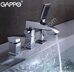 Jacob Gappo G1107 смеситель врезной на борт ванны, хром