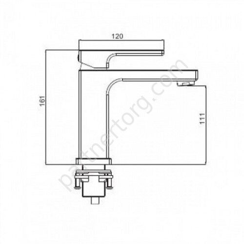 Futura Gappo G1017 смеситель для раковины белый