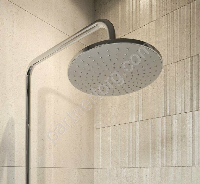 Optima Home стойка с тропическим и ручным душем, смеситель с поворотным изливом 001SB3Fi06