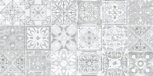 Vincenzo Lino New Trend настенная плитка серая матовая печворк 25х50см