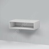 M90OHX0750WG GEM, Open-space для базы, подвесной, 75 см, цвет: белый, глянец